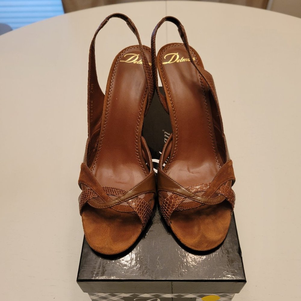 Delman Stacey Grasswater Heels